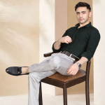 Men Slim Fit Solid Casual Shirt