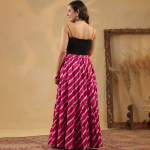 Printed Pure Cotton Maxi Flared Skirts