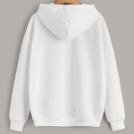 Men Full Sleeve Solid Hooded Sweatshirt