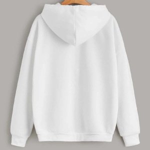 Men Full Sleeve Solid Hooded Sweatshirt