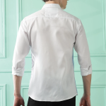 Men Regular Fit Color Block Spread Collar Casual Shirt