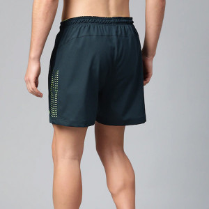 Men Navy Solid Rapid-Dry Running Shorts