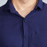 Men Slim Fit Solid Casual Shirt