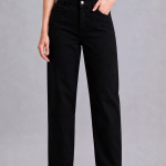 Women Loose High-Rise Stretchable Jeans
